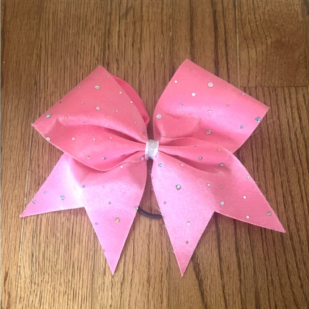 Pink Cheer Bow